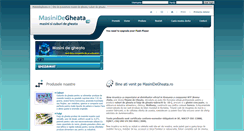 Desktop Screenshot of masinidegheata.ro